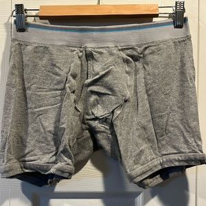 Mack Weldon boxer brief gray 18 hour jersey medium